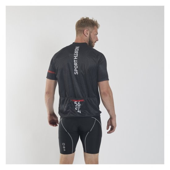 North Latitude Sport Bike Shirt Black - Sykleklær - 