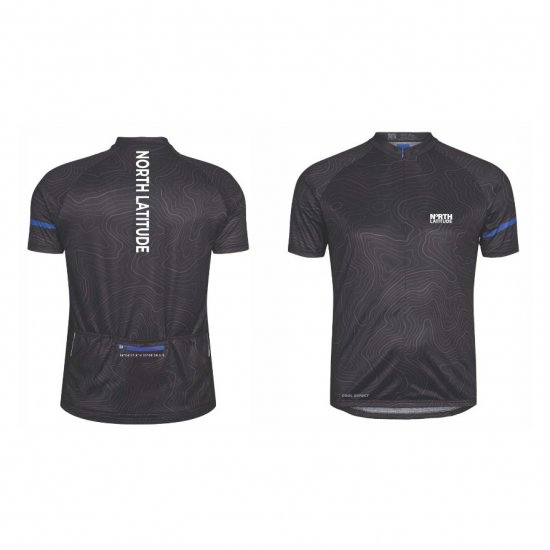 North Latitude Cycling Shirt Black - Sykleklær - 