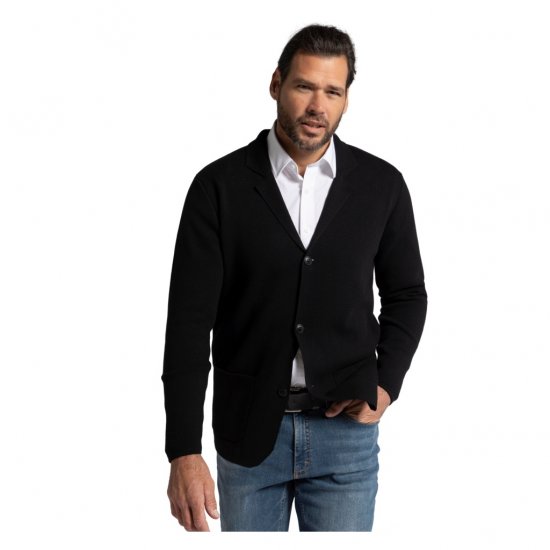 JP1880 Jacket Business Flexnamic Milano Black - Dresser og Blazere - Dresser i store størrelser