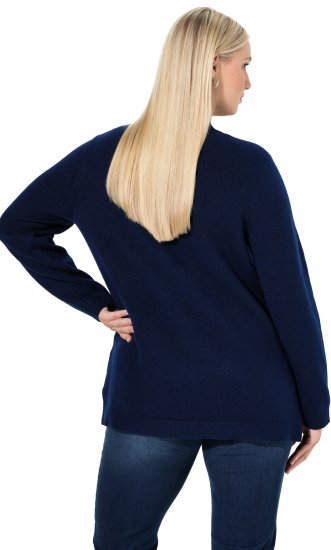 Ulla Popken Whimsical Holiday Sweater Navy - Hettegensere og collegegensere - Myke gensere, hettegensere og strikk