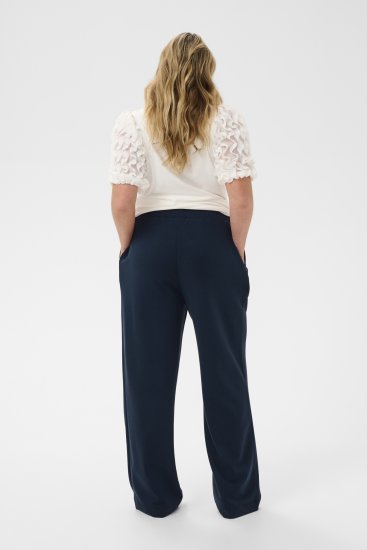 Kaffe Curve Annia Sweatpants Navy - Sweatpants - 