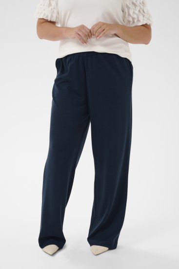 Kaffe Curve Annia Sweatpants Navy - Sweatpants - 