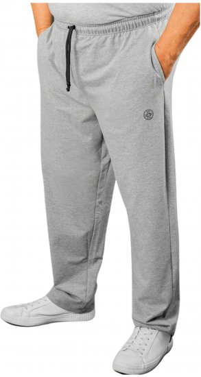 20 Nodi Stretch Fleece Cotton Sports Pants with Enzyme and Soft Touch Treatment Grey - Sweatbukser og-shorts - Sweatbukser og Sweatshorts 2XL-12XL