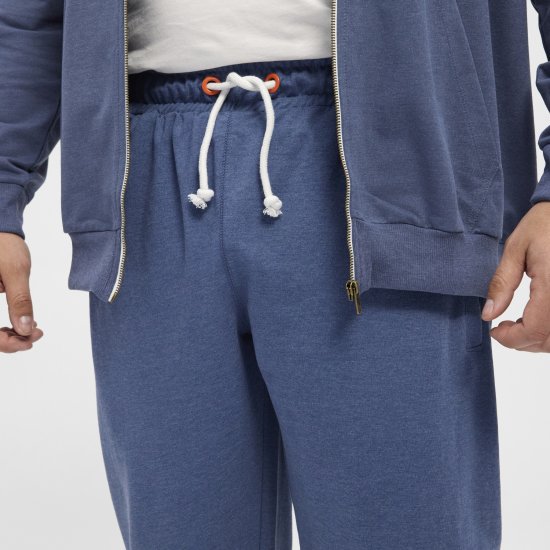 North Latitude Sweat Trousers Blue Melange - Sweatbukser og-shorts - Sweatbukser og Sweatshorts 2XL-12XL