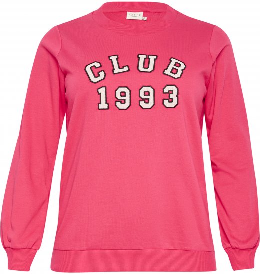 Kaffe Curve Violi Sweatshirt Raspberry Pink - Collegegensere - 