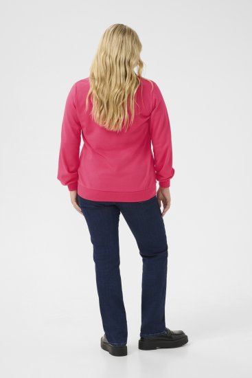 Kaffe Curve Violi Sweatshirt Raspberry Pink - Collegegensere - 