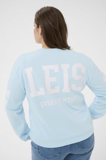 Kaffe Curve Mila Sweatshirt Nantucket Breeze Blue - Collegegensere - 