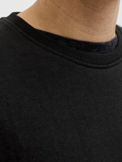 Jack & Jones Brandon Collegegenser Svart - Gensere og hettegensere - Store hettegensere - 2XL-14XL