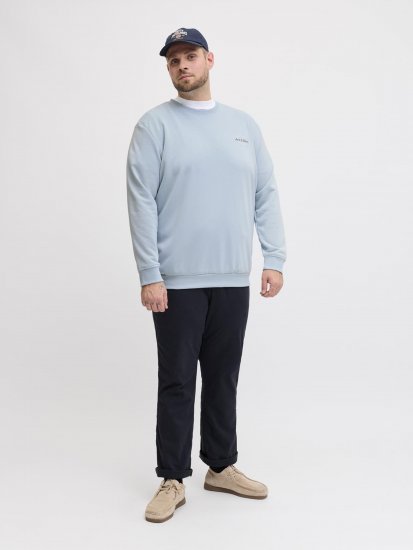Jack & Jones Brandon Sweatshirt Blue - Gensere og hettegensere - Store hettegensere - 2XL-14XL