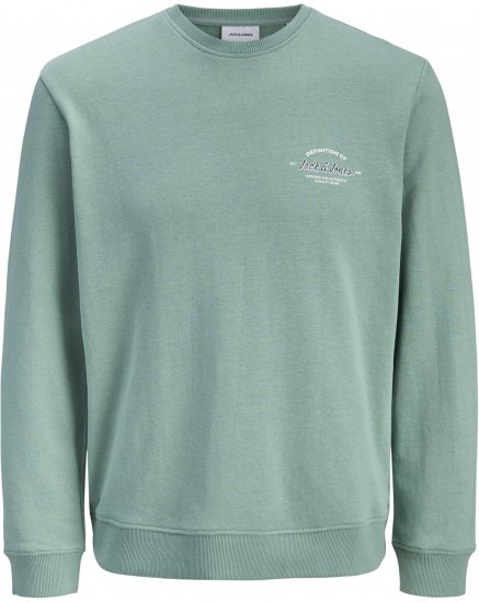 Jack & Jones Brandon Sweatshirt Turquoise - Gensere og hettegensere - Store hettegensere - 2XL-14XL