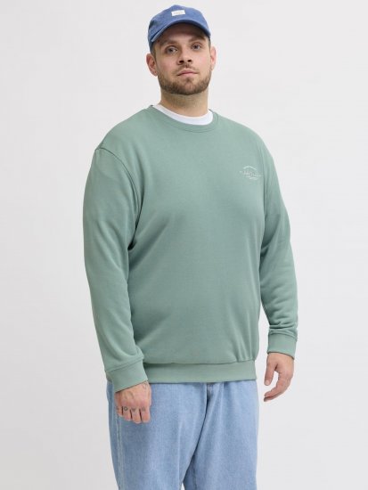 Jack & Jones Brandon Sweatshirt Turquoise - Gensere og hettegensere - Store hettegensere - 2XL-14XL