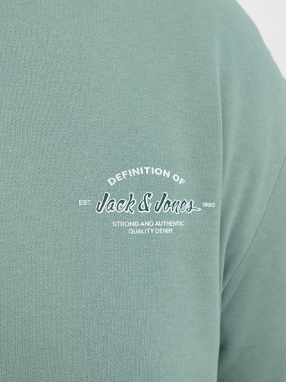 Jack & Jones Brandon Sweatshirt Turquoise - Gensere og hettegensere - Store hettegensere - 2XL-14XL