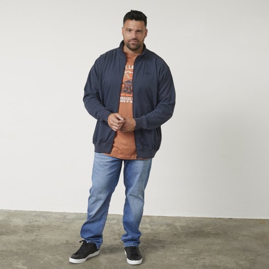 North Latitude 61140 Myk Sweatcardigan Marineblå - Gensere og hettegensere - Store hettegensere - 2XL-14XL