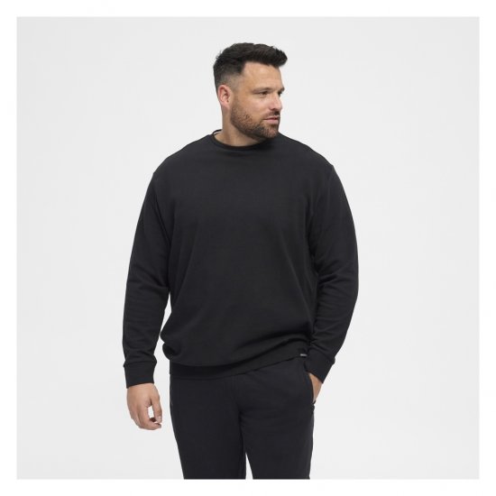 North Latitude Crew Neck Sweatshirt Black - Gensere og hettegensere - Store hettegensere - 2XL-14XL