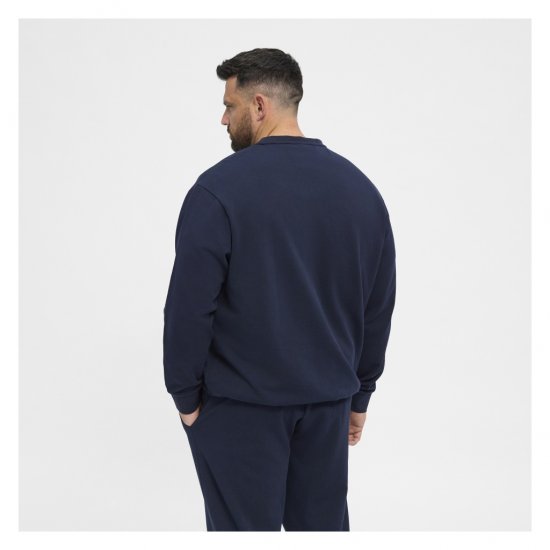 North Latitude Crew Neck Sweatshirt Navy - Gensere og hettegensere - Store hettegensere - 2XL-14XL