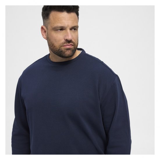 North Latitude Crew Neck Sweatshirt Navy - Gensere og hettegensere - Store hettegensere - 2XL-14XL