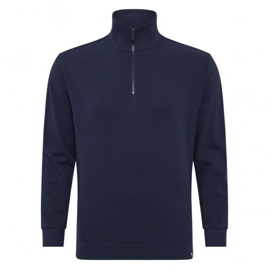 North Latitude Half-Zip Sweatshirt Navy Blue - Gensere og hettegensere - Store hettegensere - 2XL-14XL