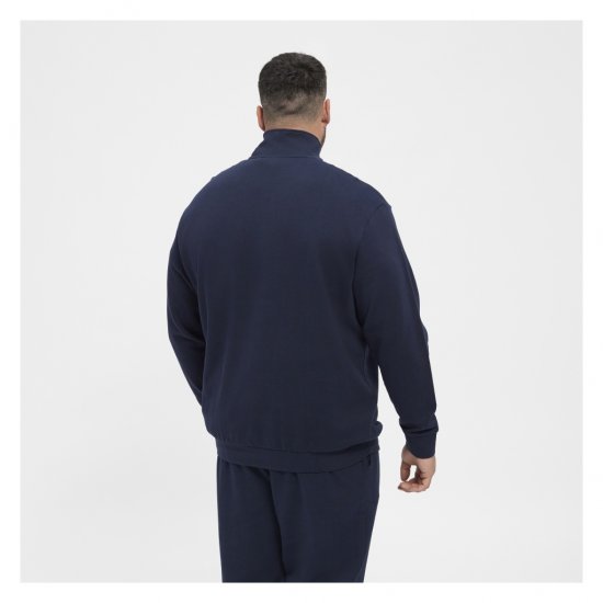 North Latitude Half-Zip Sweatshirt Navy Blue - Gensere og hettegensere - Store hettegensere - 2XL-14XL