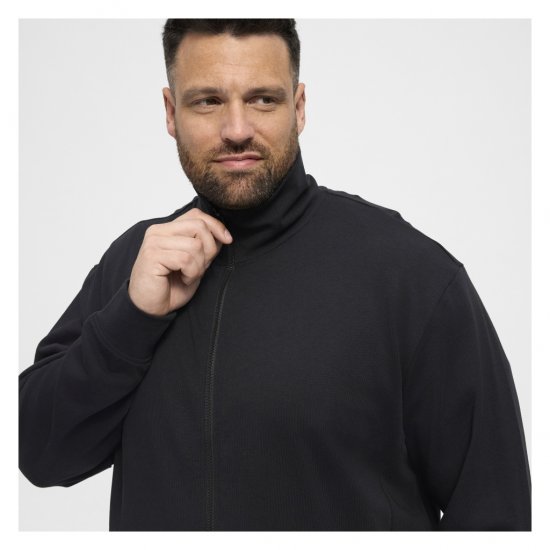 North Latitude Full-Zip Sweatshirt Black - Gensere og hettegensere - Store hettegensere - 2XL-14XL