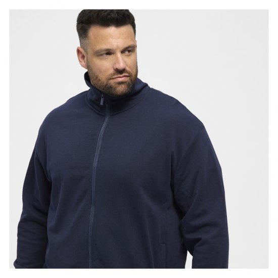 North Latitude Full-Zip Sweatshirt Navy Blue - Gensere og hettegensere - Store hettegensere - 2XL-14XL