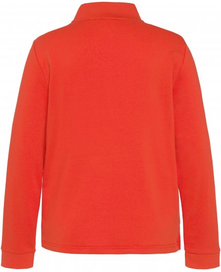 Ulla Popken PARIS Theme Zip Neck Sweatshirt Light Red - Hettegensere og collegegensere - Myke gensere, hettegensere og strikk