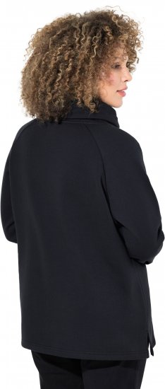 Ulla Popken Sparkling Candy Cane Graphic Sweatshirt Black - Hettegensere og collegegensere - Myke gensere, hettegensere og strikk