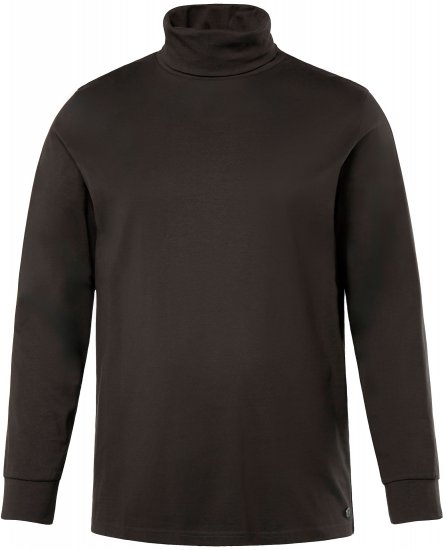 JP1880 Turtleneck Sweatshirt Long Sleeve Dark Brown - Gensere og hettegensere - Store hettegensere - 2XL-14XL