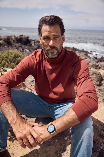 JP1880 Turtleneck Sweatshirt Red - Gensere og hettegensere - Store hettegensere - 2XL-14XL