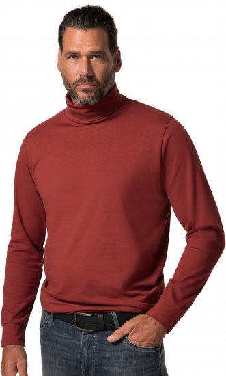 JP1880 Turtleneck Sweatshirt Red - Gensere og hettegensere - Store hettegensere - 2XL-14XL