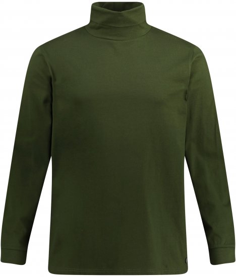 JP1880 Turtleneck Sweatshirt Green - Gensere og hettegensere - Store hettegensere - 2XL-14XL