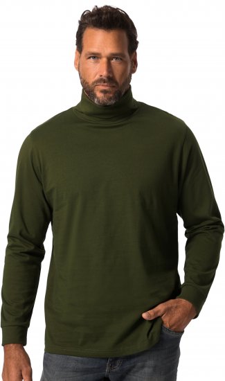 JP1880 Turtleneck Sweatshirt Green - Gensere og hettegensere - Store hettegensere - 2XL-14XL
