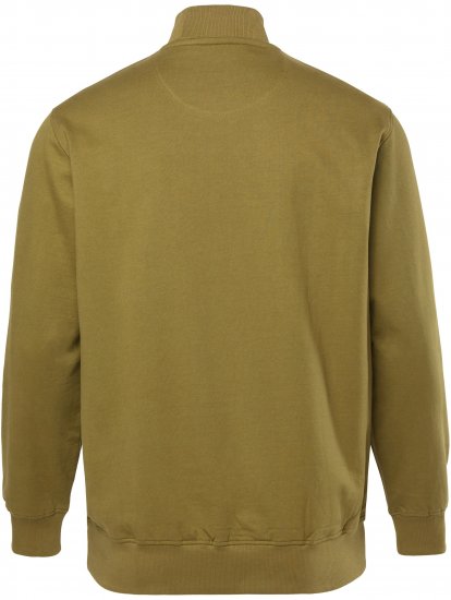 JP1880 Sweatshirt Stand-up Collar Smooth Fabric Dark Olive - Gensere og hettegensere - Store hettegensere - 2XL-14XL