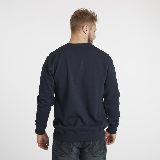 North Latitude Denim Logo Sweatshirt Navy Blue TALL - TALL gensere - TALL gensere for høye menn