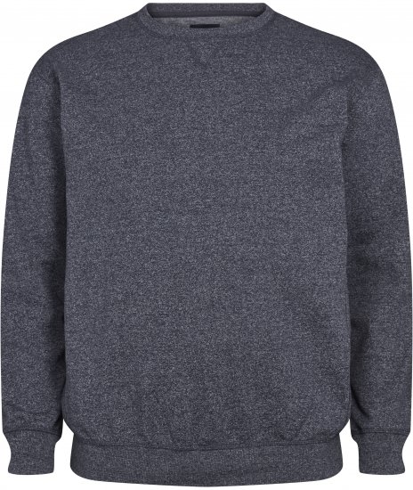 North Latitude O-Neck Sweatshirt Blue Melange TALL - TALL gensere - TALL gensere for høye menn
