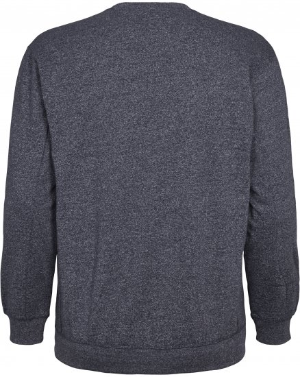 North Latitude O-Neck Sweatshirt Blue Melange TALL - TALL gensere - TALL gensere for høye menn