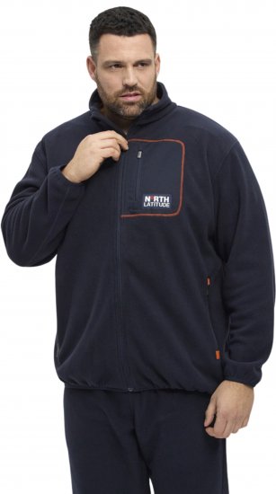 North Latitude 53142 Soft Fleece Jacket Dark Navy - Gensere og hettegensere - Store hettegensere - 2XL-14XL