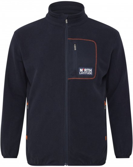 North Latitude 53142 Soft Fleece Jacket Dark Navy - Gensere og hettegensere - Store hettegensere - 2XL-14XL