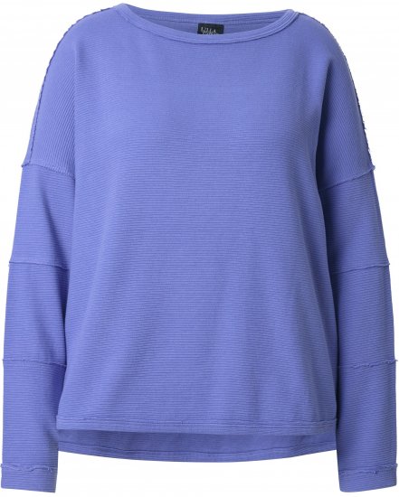 Ulla Popken Inverted Seam Long Sleeve Sweatshirt Lavender - Hettegensere og collegegensere - 