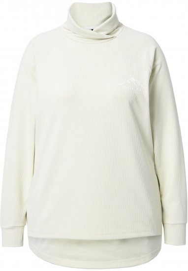 Ulla Popken Antibacterial Sporty Fit Sweatshirt Taupe - Hettegensere og collegegensere - 