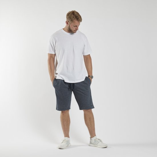 North Latitude Sweatshorts Blue Melange TALL - Sweatbukser og-shorts - Sweatbukser og Sweatshorts 2XL-12XL