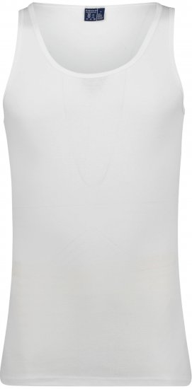 Adamo 320116 Fine Rib Undershirt White - Undertrøyer - 