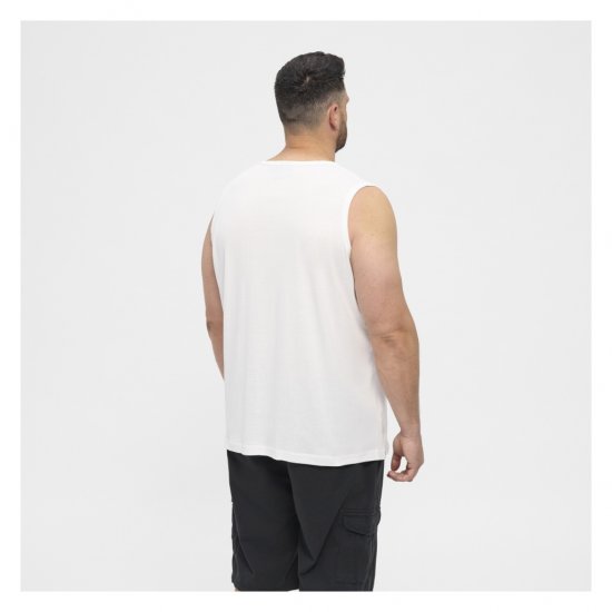 North Latitude Tanktop White - Ermløse T-skjorter/trøyer i store størrelser - Ermløse T-skjorter/trøyer i store størrelser