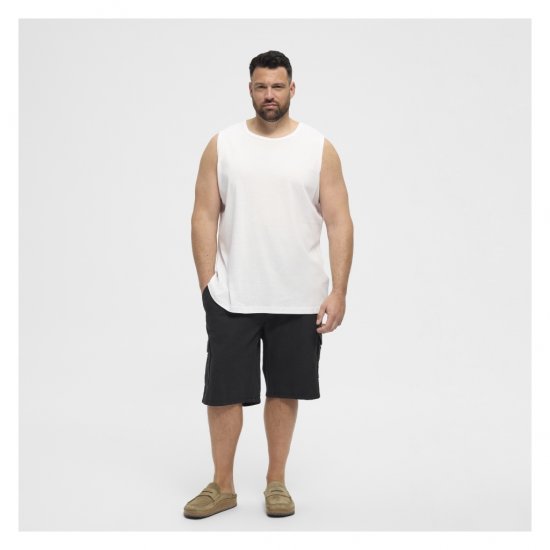 North Latitude Tanktop White - Ermløse T-skjorter/trøyer i store størrelser - Ermløse T-skjorter/trøyer i store størrelser