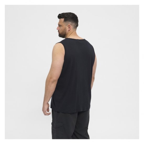 North Latitude Tanktop Black - Ermløse T-skjorter/trøyer i store størrelser - Ermløse T-skjorter/trøyer i store størrelser