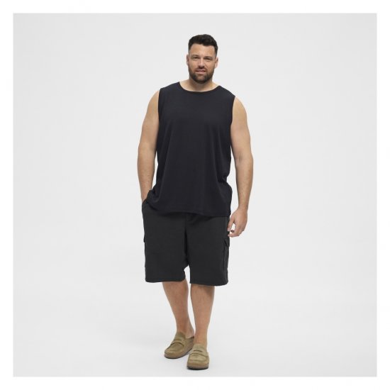 North Latitude Tanktop Black - Ermløse T-skjorter/trøyer i store størrelser - Ermløse T-skjorter/trøyer i store størrelser