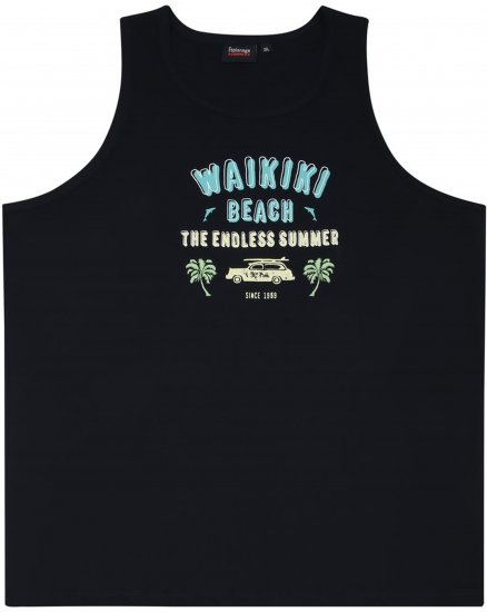 Espionage T405 Waikiki Tanktop Navy - Ermløse T-skjorter/trøyer i store størrelser - Ermløse T-skjorter/trøyer i store størrelser
