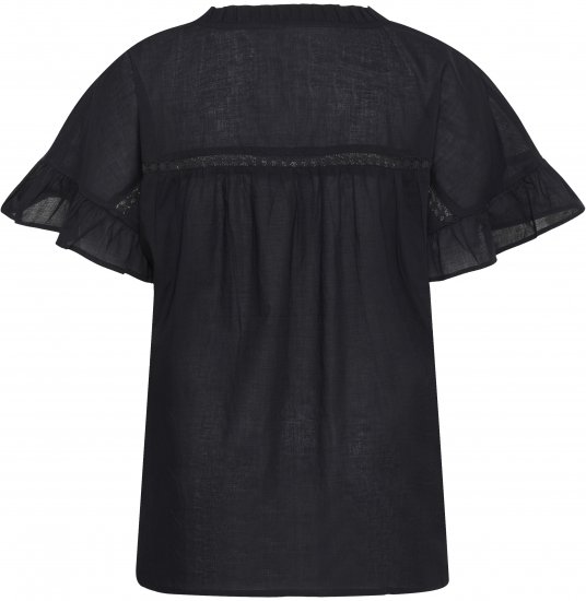 Kaffe Curve Valeria Top Black Deep - T-skjorter & topper - 