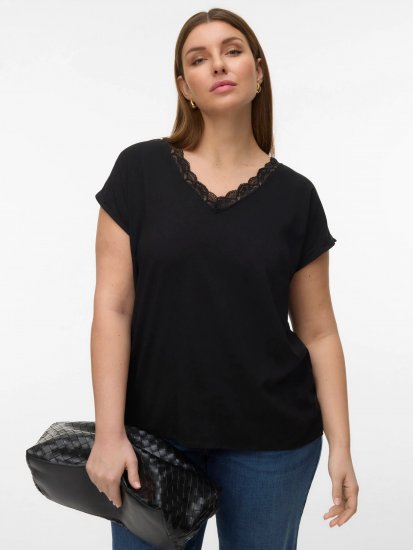 Vero Moda Bella Lace Top Black - Topper - 