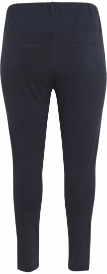 Kaffe Curve Jia Bukser Mørk Marineblå - Jeans & Bukser i Store Størrelser – Plus Size - 