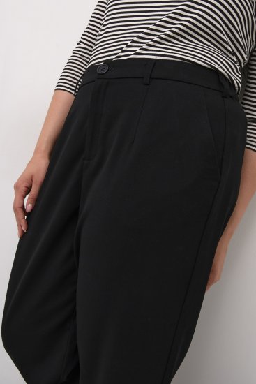 Kaffe Curve Merla Bukser Svart - Jeans & Bukser i Store Størrelser – Plus Size - 